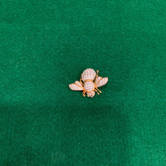 Vintage Joan Rivers Classic Crystal And Gold Tone Brooch / Pin - Picture 10 of 14